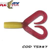 Relax Twister 4.5cm Double Tail S387-(25db/cs)