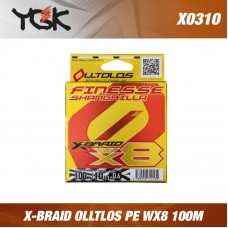 YGK X03104 X-BRAID OLLTLOS PE WX8 FN Shgrla Zsinór 100m  0.4mm