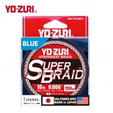 Yo-Zuri Superbraid Fonott Zsinór kék - 135m-30Lb