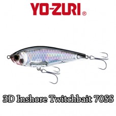 Yo-Zuri 3D Inshore Twitchbait 7cm-8.5gr - Lassan Süllyedő