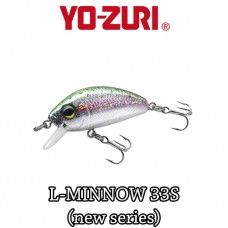 Yo-Zuri Wobbler L-Minnow 3.3cm-3.5gr-Süllyedő-New Series