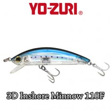 Yo-Zuri 3D Wobbler Inshore Minnow 11cm-20gr - Felúszó