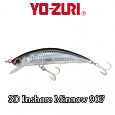 Yo-Zuri 3D Wobbler Inshore Minnow 9cm-12.5gr - Felúszó