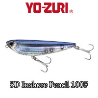 Yo-Zuri 3D Wobbler Inshore Pencil 10cm-14gr - Felszíni