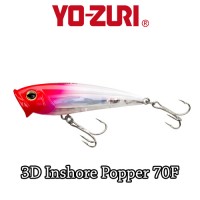 Yo-Zuri 3D Inshore Popper 7cm-8gr - Felszíni