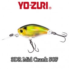 Yo-Zuri 3DR Wobbler Mid Crank 5cm-8.5gr - Felúszó