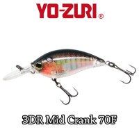 Yo-Zuri 3DR Wobbler Mid Crank 7cm-16gr - Felúszó