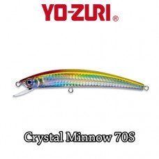 Yo-Zuri Wobbler Crystal Minnow 7cm-7gr - Süllyedő