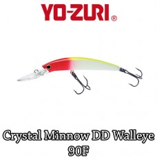 Yo-Zuri Wobbler Crystal Minnow DD Walleye 9cm-9.5gr-Felúszó