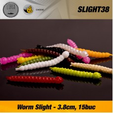 Libra Slight Worm 38mm Cheese gumicsali 15db/cs