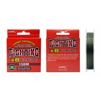 Pokee Fighting X8 Moss Green-Carp Leader fonott zsinór 130m - 0.30mm